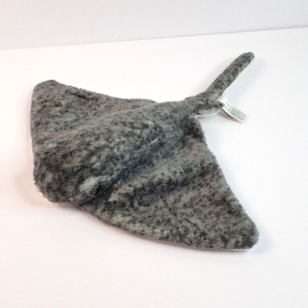 Aurora World Gray Speckled STINGRAY Plush Stuffed Toy Animal